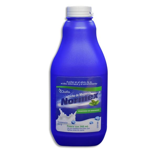 Normex Leche de Magnesia Susp. Fco. 360 Ml. 8.5 G/100 Ml.