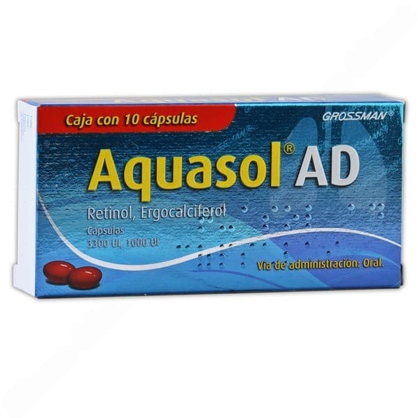 Aquasol Ad C/10 Caps. 3300/1000 Ui.