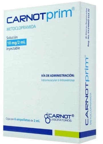 Carnotprim Sol. Iny. C/6 Amptas. 10 Mg/2 Ml.