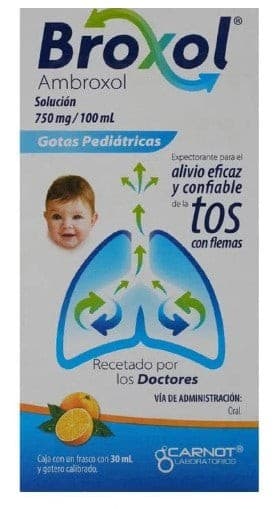 Broxol Sol. Gotas Pediátricas Fco. 30 Ml. 750 Mg/100 Ml.