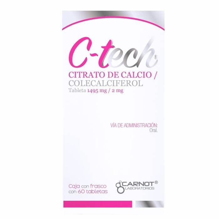 C-tech Fco. C/60 Tabs. 1495/2 Mg.