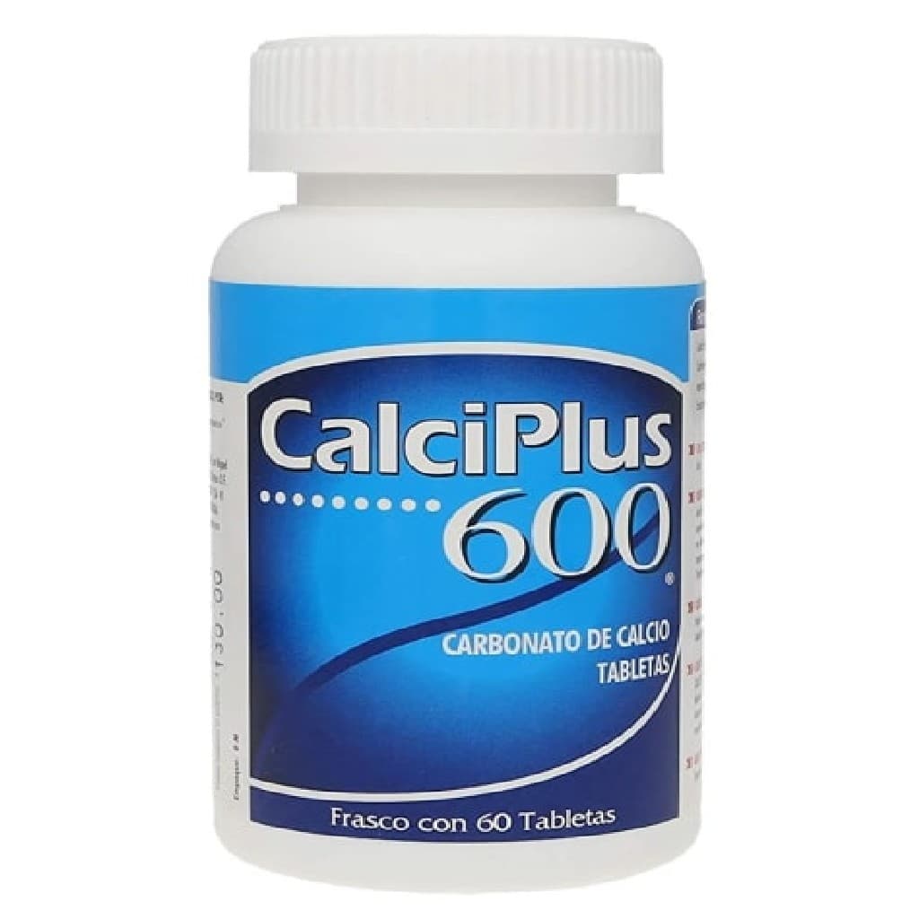 Calciplus 600 C/60 Tabs. 600 Mg.
