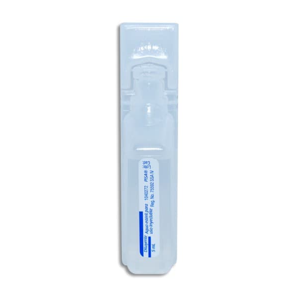 Agua Inyectable (pisa) Solución C/1 Ampta. 5 Ml.