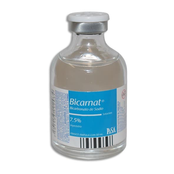 Bicarnat Sol. Iny. 7.5% C/1 Fco. Amp. 50 Ml.