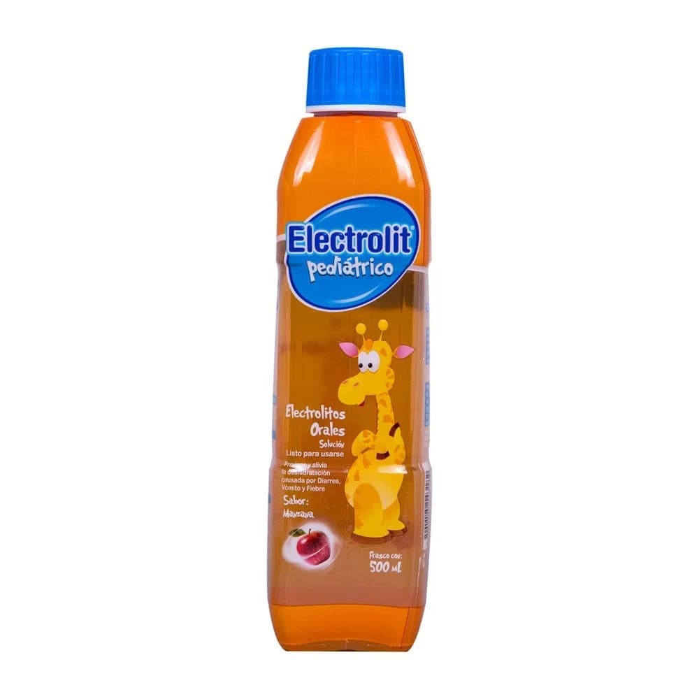 Electrolit Pediátrico Electrolitos Orales Sol. Sab. Manzana 500 Ml.