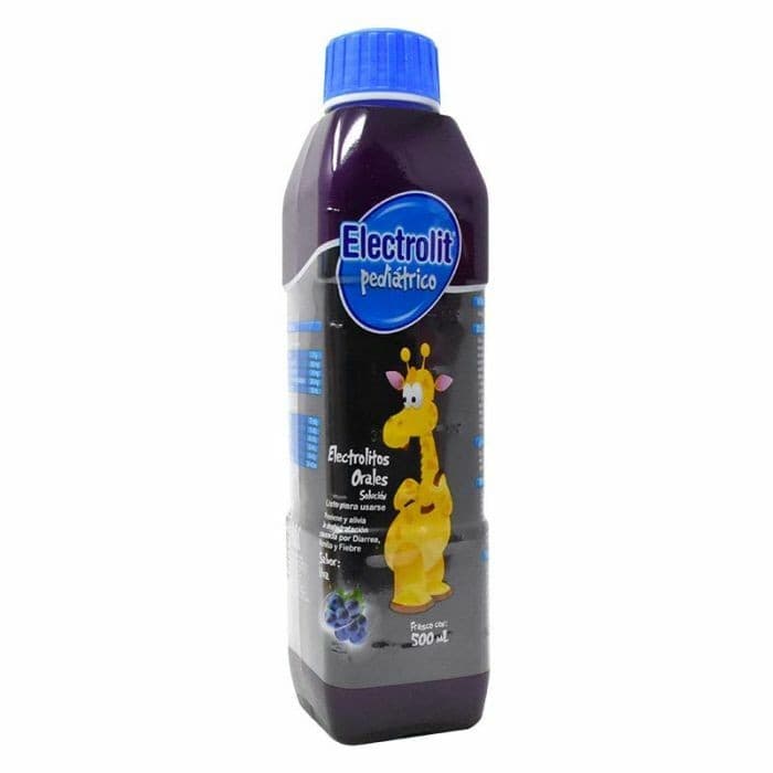 Electrolit Pediátrico Electrolitos Orales Sol. Sab. Uva 500 Ml.
