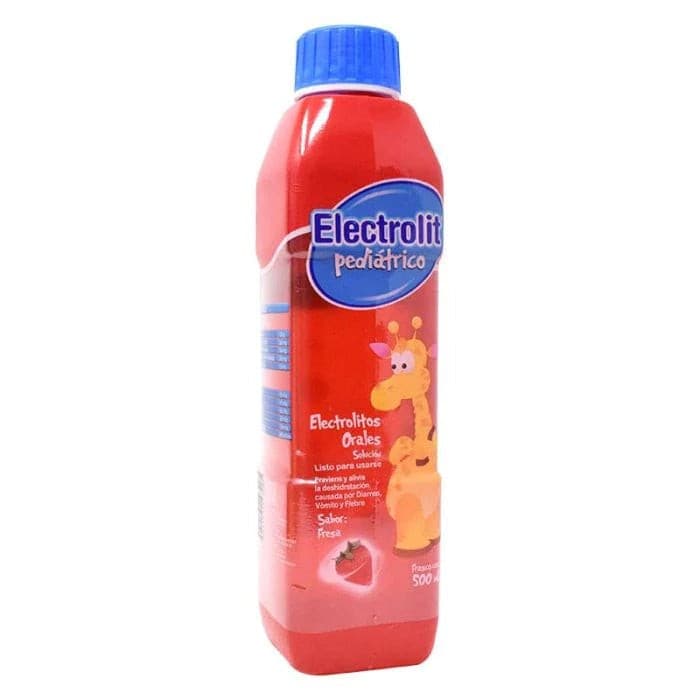 Electrolit Pediátrico Electrolitos Orales Sol. Sab. Fresa 500 Ml.