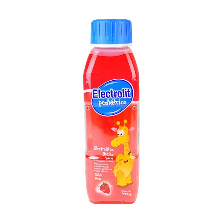 Electrolit Pediátrico Electrolitos Orales Sol. Sab. Fresa 300 Ml.