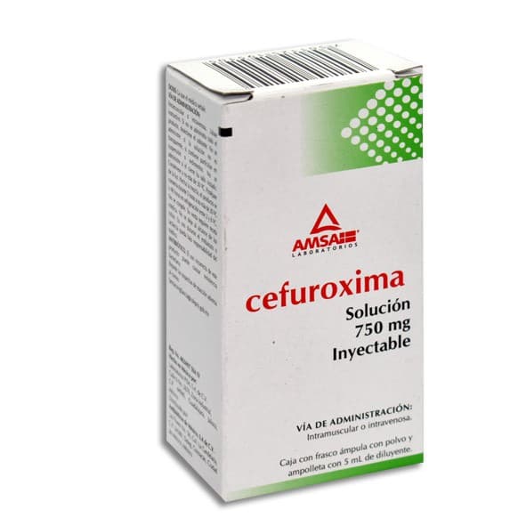 Cefuroxima (amsa) Sol. Iny. C/1 Fco. Amp. 750 Mg/5 Ml.