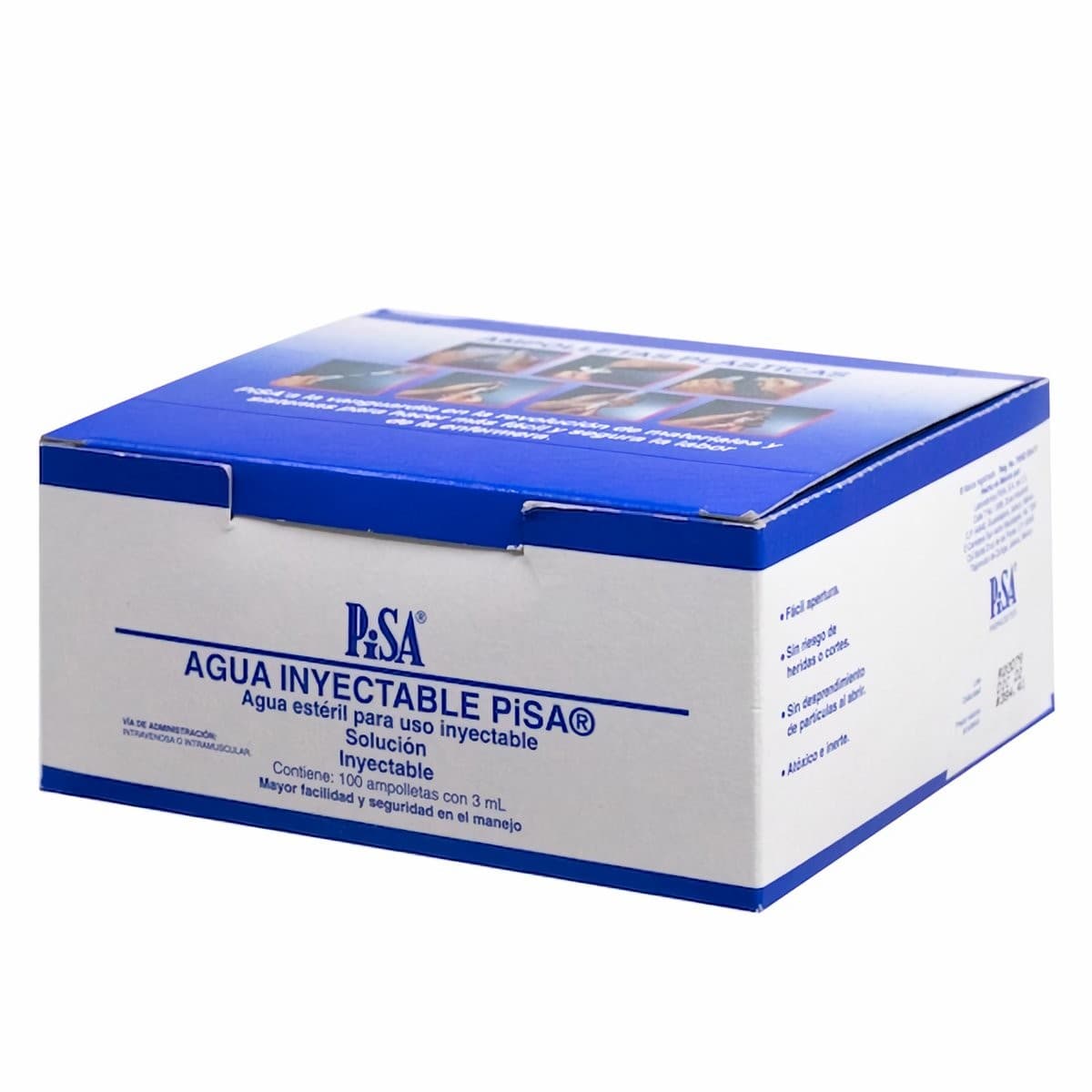 Agua Inyectable (pisa) Solución C/1 Ampta. 3 Ml.