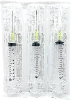 Jeringa 10 Ml. (dl) C/aguja 20gx32mm. C/1 Pza.