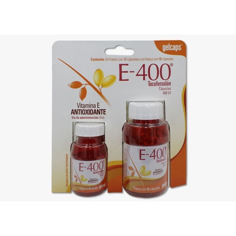 E-400 C/30 y 90 Caps. 400 Ui. (duo Pack).