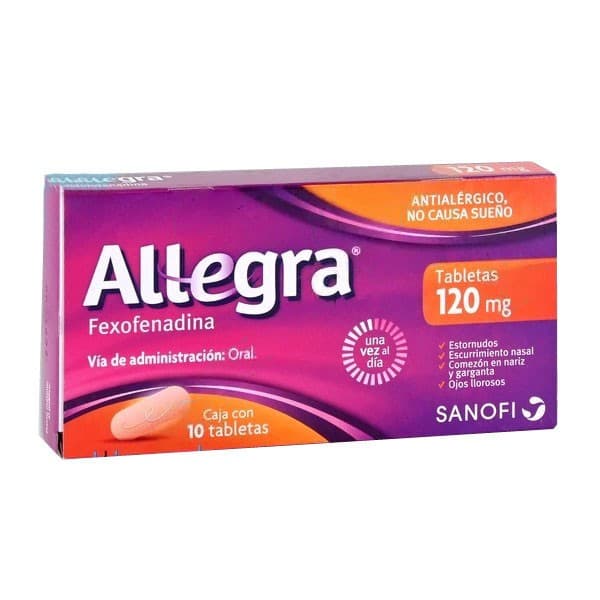 Allegra C/10 Tabs. 120 Mg.