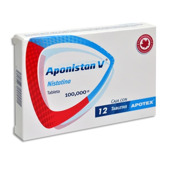 Aponistan-v C/12 Tabs. Vaginales 100,000 U.i.