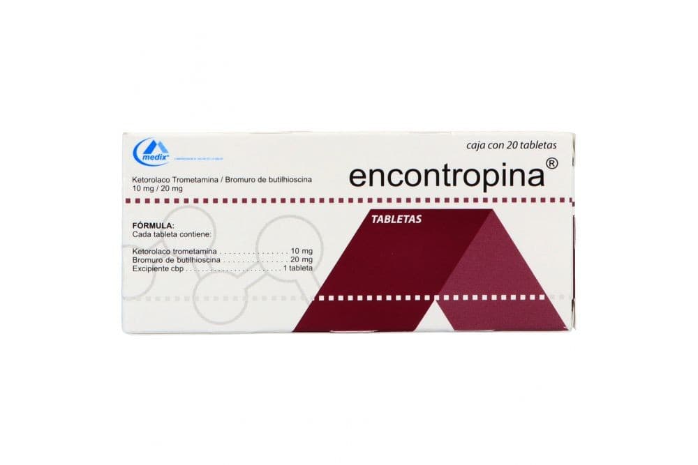 Encontropina C/20 Tabs. 10/20 Mg.