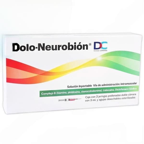 Dolo-neurobión Dc Sol. Iny. C/3 Jgas. Prellenadas 75-1-100-100-20/3ml.