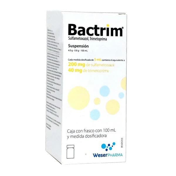 Bactrim Susp. Fco 100 Ml. 200-40 Mg/5 Ml.