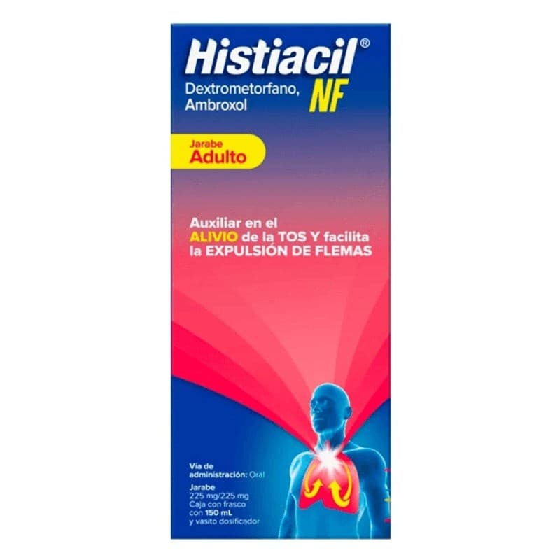 Histiacil Nf Jarabe Adulto Fco. 150 Ml. 225-225 Mg/100 Ml.