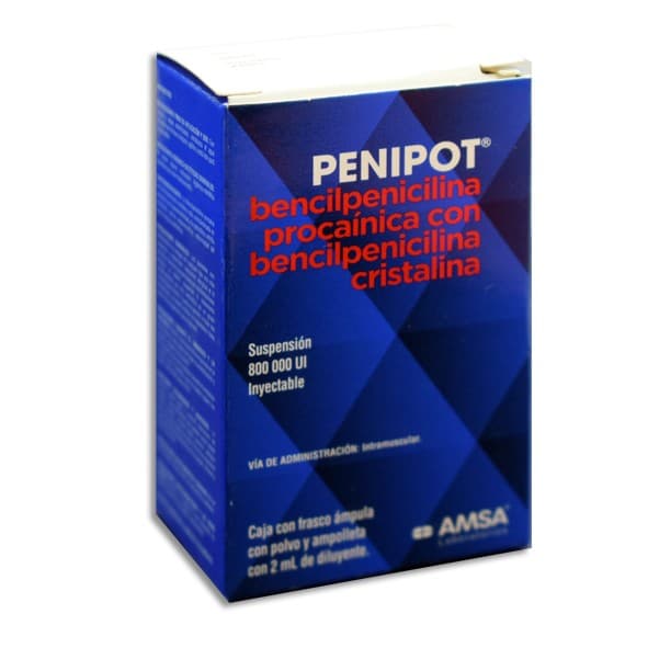 Penipot Susp. Iny. C/1 Fco. Amp. 800,000 Ui/2 Ml.