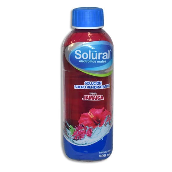 Solural Suero Rehidratante Sabor Jamaica 500 Ml.