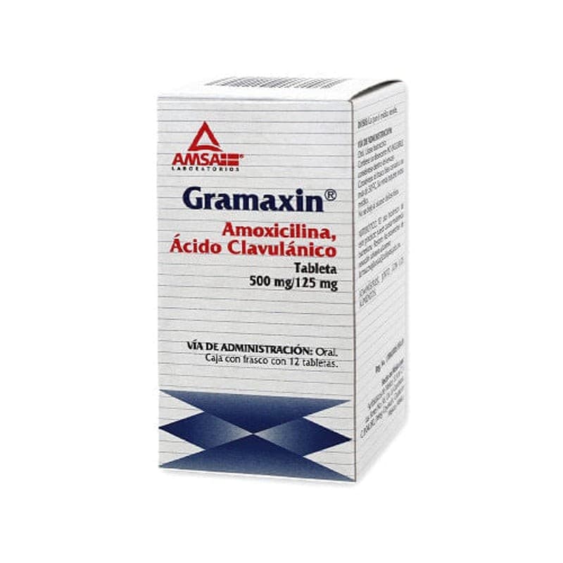 Gramaxin C/12 Tabs. 500/125 Mg.