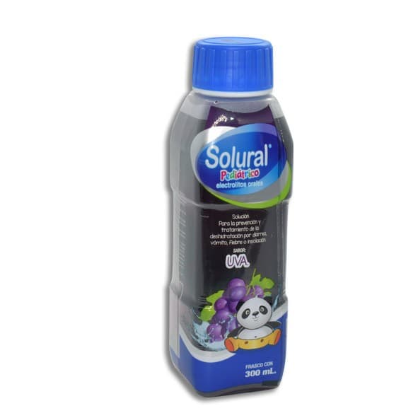 Solural Pediátrico Electrolitos Orales Sol. Sab. Uva 300 Ml.