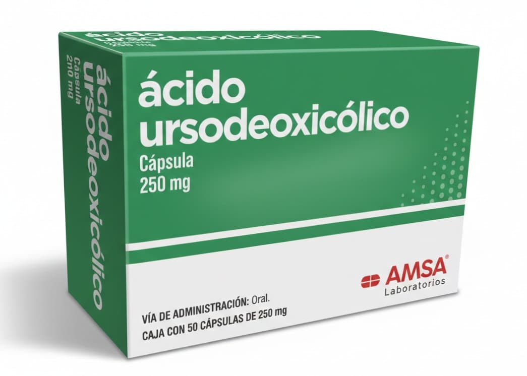 Ácido Ursodeoxicólico (amsa) C/50 Caps. 250 Mg.