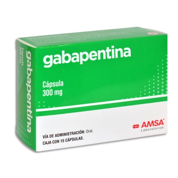 Gabapentina (amsa) C/15 Caps. 300 Mg.