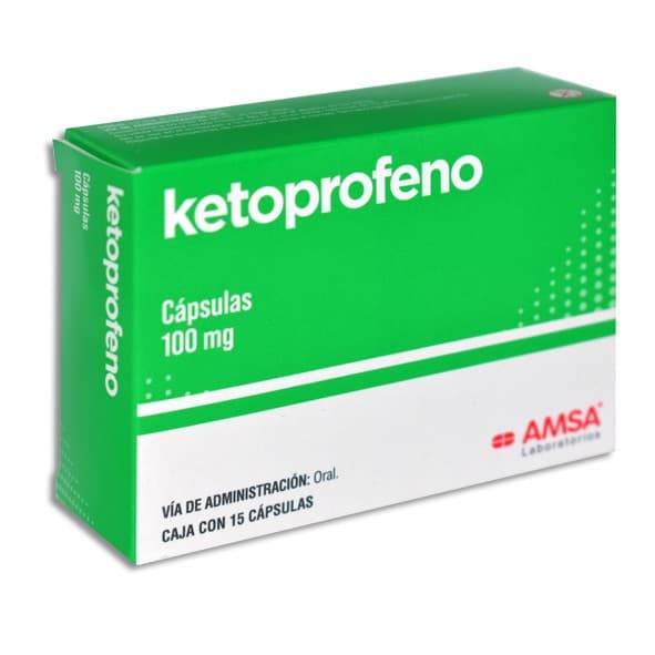 Ketoprofeno (amsa) C/15 Caps. 100 Mg.