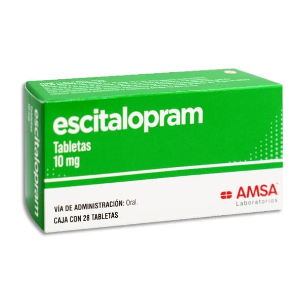 Escitalopram (amsa) C/28 Tabs. 10 Mg.