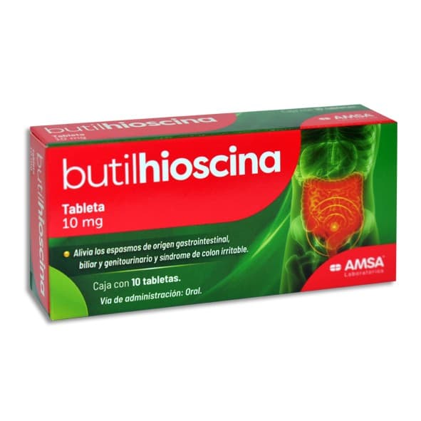 Butilhioscina (amsa) C/10 Tabs. 10 Mg.