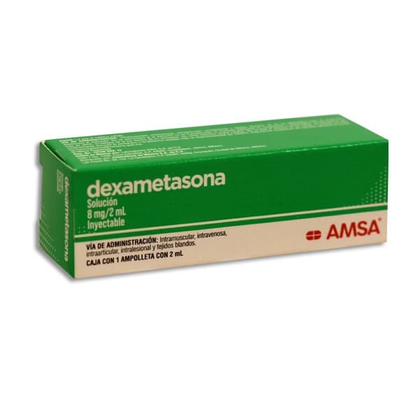 Dexametasona (amsa) Sol. Iny. C/1 Ampta. 8 Mg/2 Ml.
