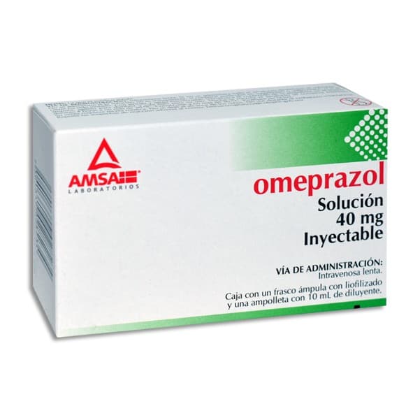 Omeprazol (amsa) Sol. Iny. C/1 Fco. Amp. 40 Mg/10 Ml.