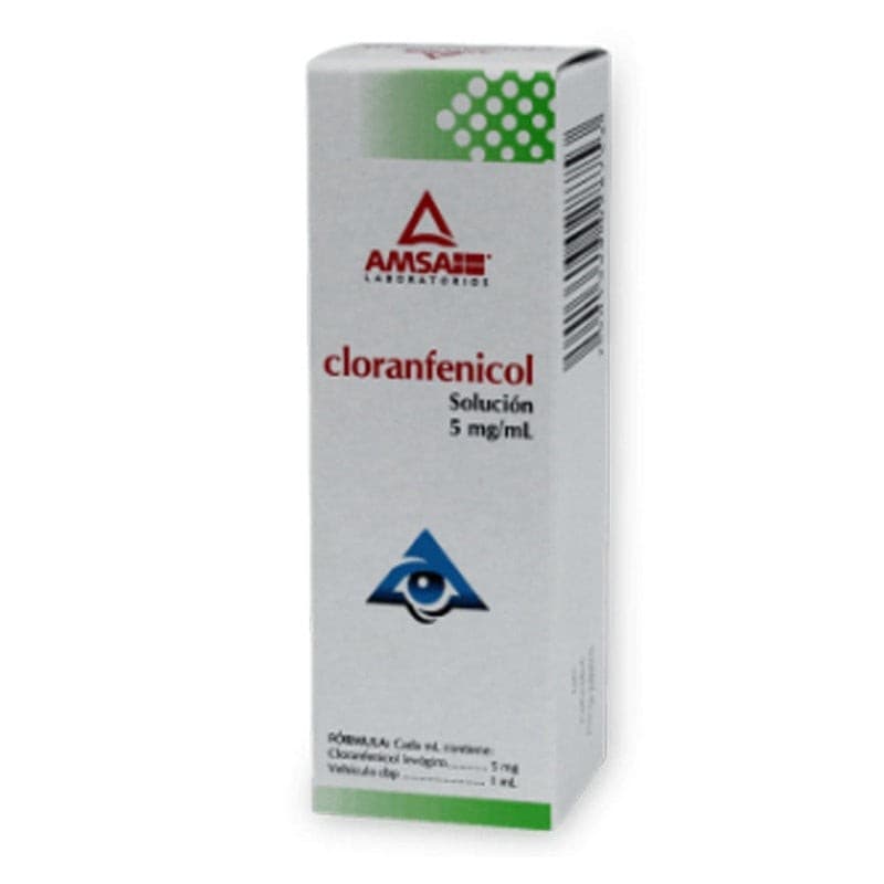 Cloranfenicol (amsa) Sol. Oft. Fco. Gotero 15 Ml. 5 Mg/1 Ml.