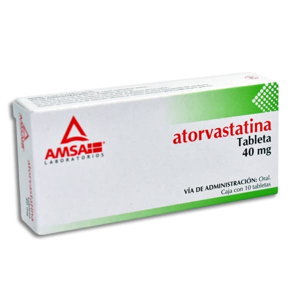 Atorvastatina (amsa) C/10 Tabs. 40 Mg.
