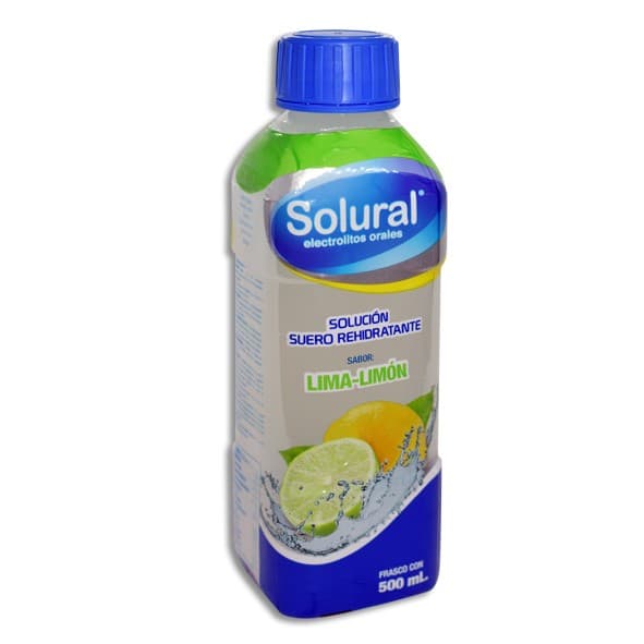 Solural Suero Rehidratante Sabor Lima-limón 500 Ml.
