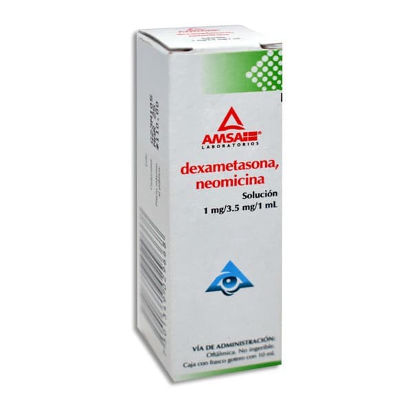 Dexametasona/neomicina (amsa) Sol. Oft. Fco. Gotero 10 Ml. 1-3.5 Mg/1 Ml.