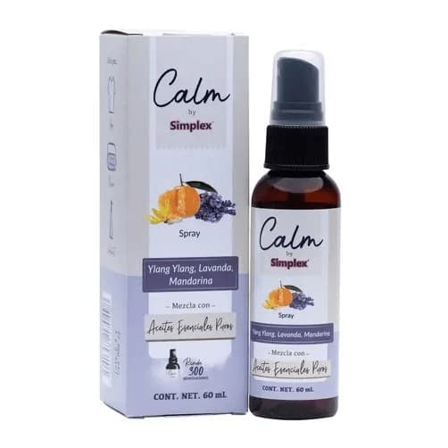 Calm By Simplex Spray Yy/l/m Ac. Esenciales Fco. 60 Ml.