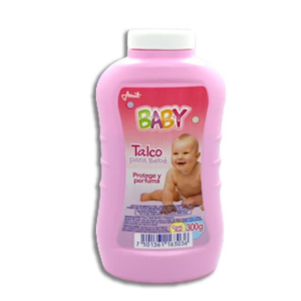 Baby Talco para Bebé "rosa" Fco. 300 G.