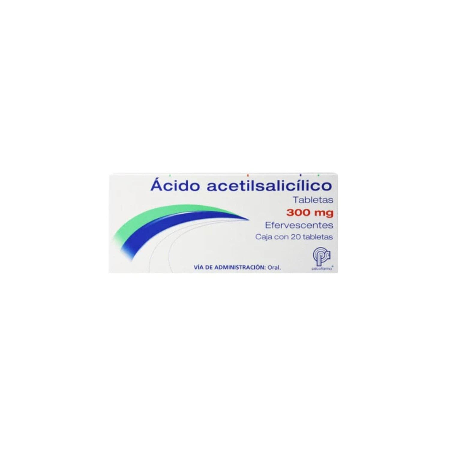 Ácido Acetilsalicílico (psicofarma) C/20 Tabs. Efervs. 300 Mg.