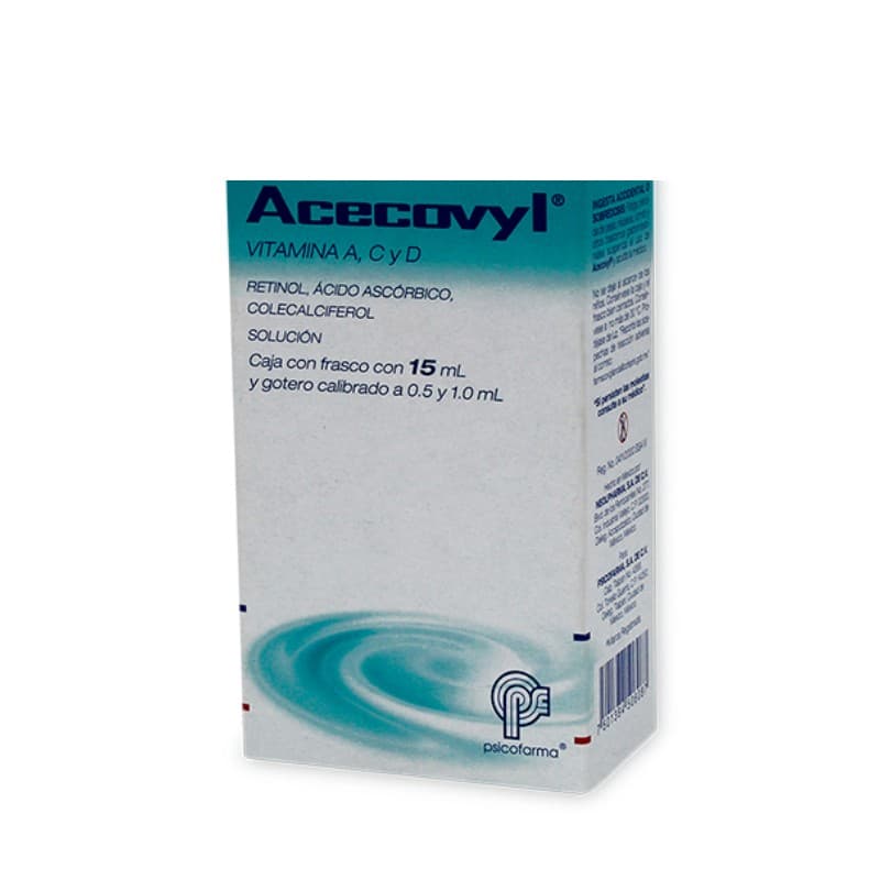 Acecovyl Sol. Fco. y Gotero 15 Ml. 5.28-125-1.80 Mg/1 Ml.