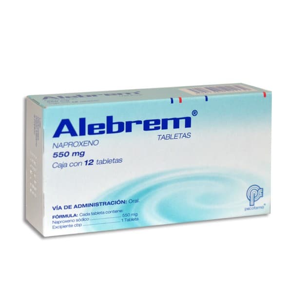 Alebrem C/12 Tabs. 550 Mg.