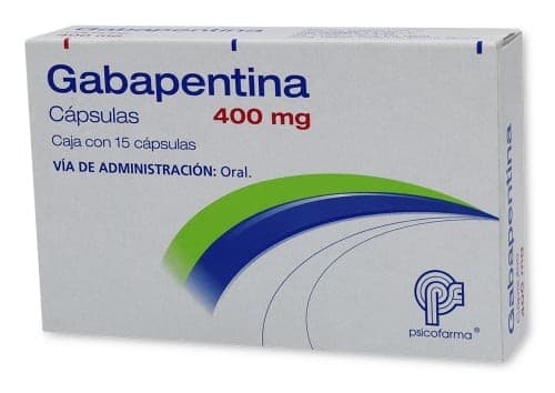 Gabapentina (psicofarma) C/15 Caps. 400 Mg.
