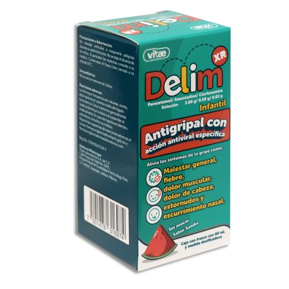 Delim Xr Sol. Infantil Fco. 60 Ml. 3.00-0.50-0.02 G/100 Ml.