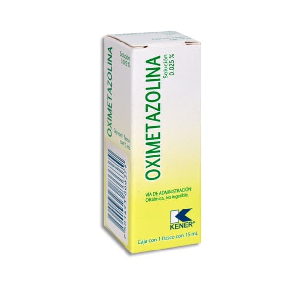 Oximetazolina Sol. Oftálmica 0.025% Fco. Gotero 15 Ml.