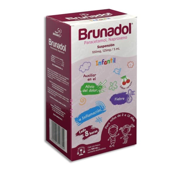 Brunadol Susp. Fco. 100 Ml. 100-125 Mg/5 Ml.