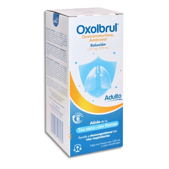 Oxolbrul Sol. Adulto Fco. 120 Ml. 225-225 Mg/100 Ml.