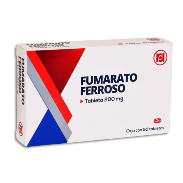 Fumarato Ferroso (randall) C/50 Tabs. 200 Mg.
