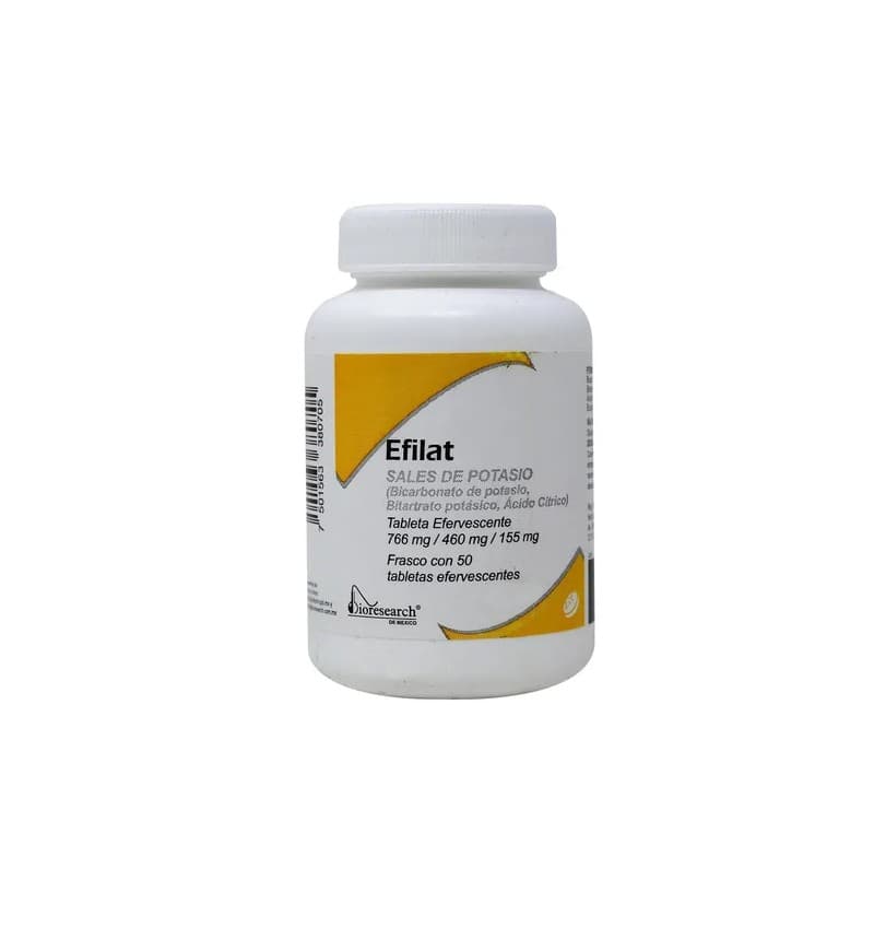 Efilat C/50 Tabs. Efervescentes 766/460/155 Mg.