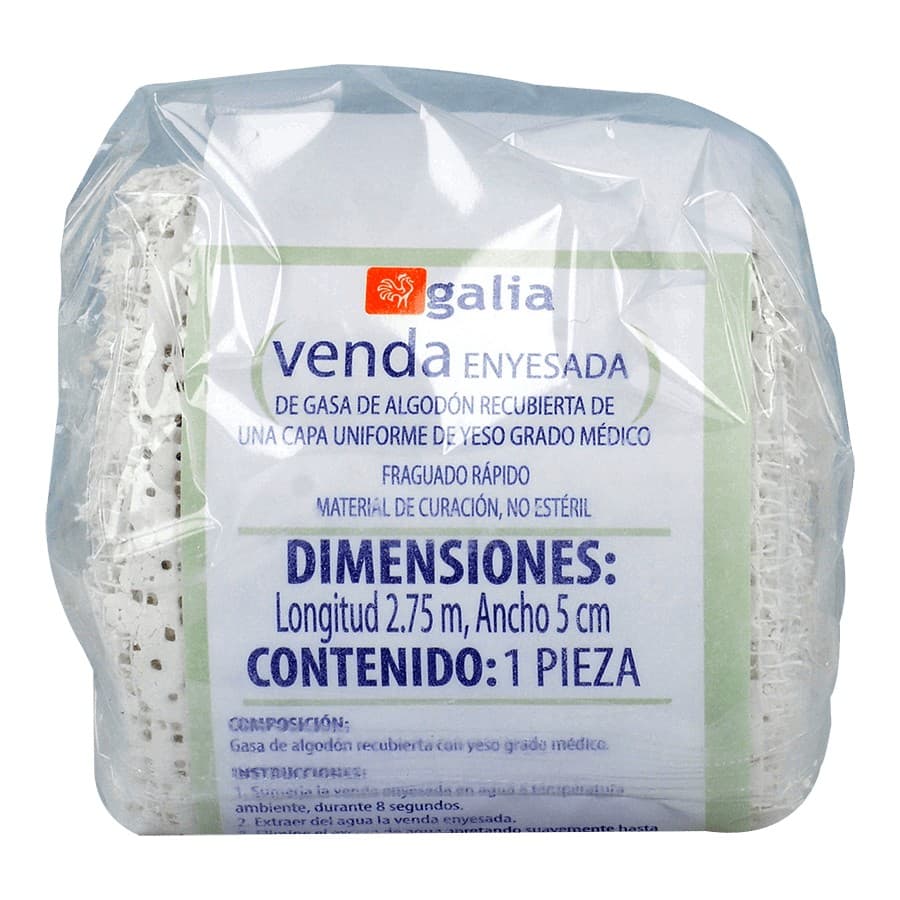 Venda Enyesada F.r. (galia) A: 5cm; L: 2.75mt. C/1 Pza.